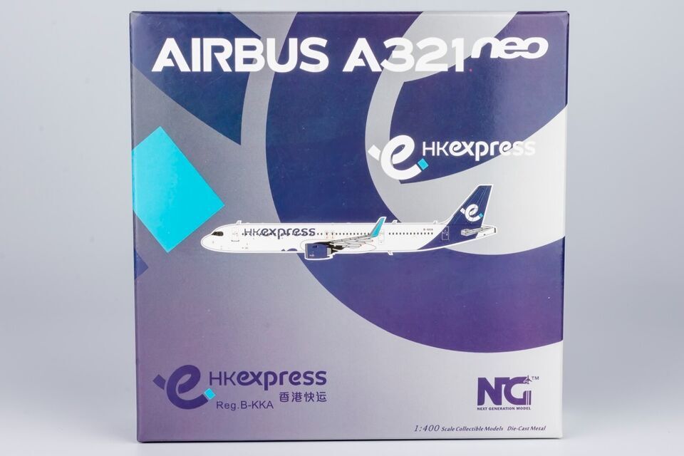 1:400 NG Model HK Express AIRBUS A321neo Passenger Plane Diecast Aircraft Model