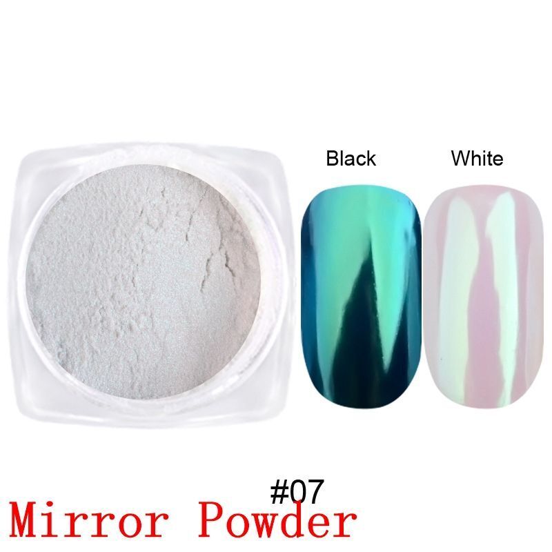 Nail Polish 8ml Jars Silver Gold Mirror Metallic Lacquer UV Gels Soak Off Paints