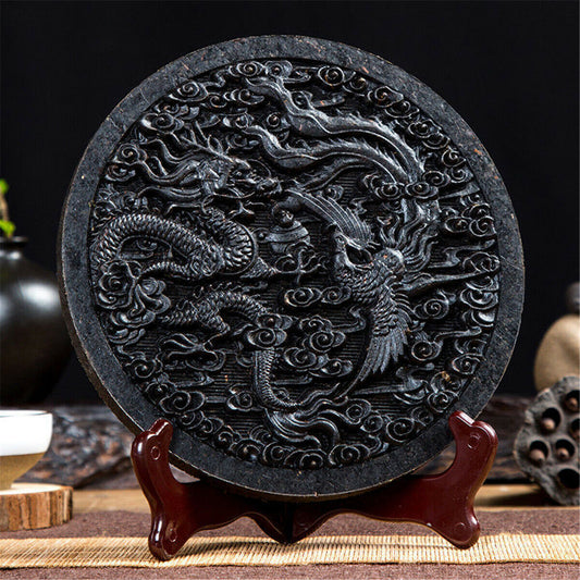 500g Dragon & Phenix Big Red Robe Top Black Tea Cake Da Hong Pao Tea Wu Long Tea