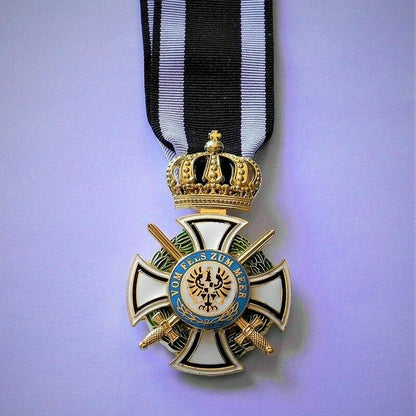 New WW1 German House Medal Order of Hohenzollern Commander Class High Replica