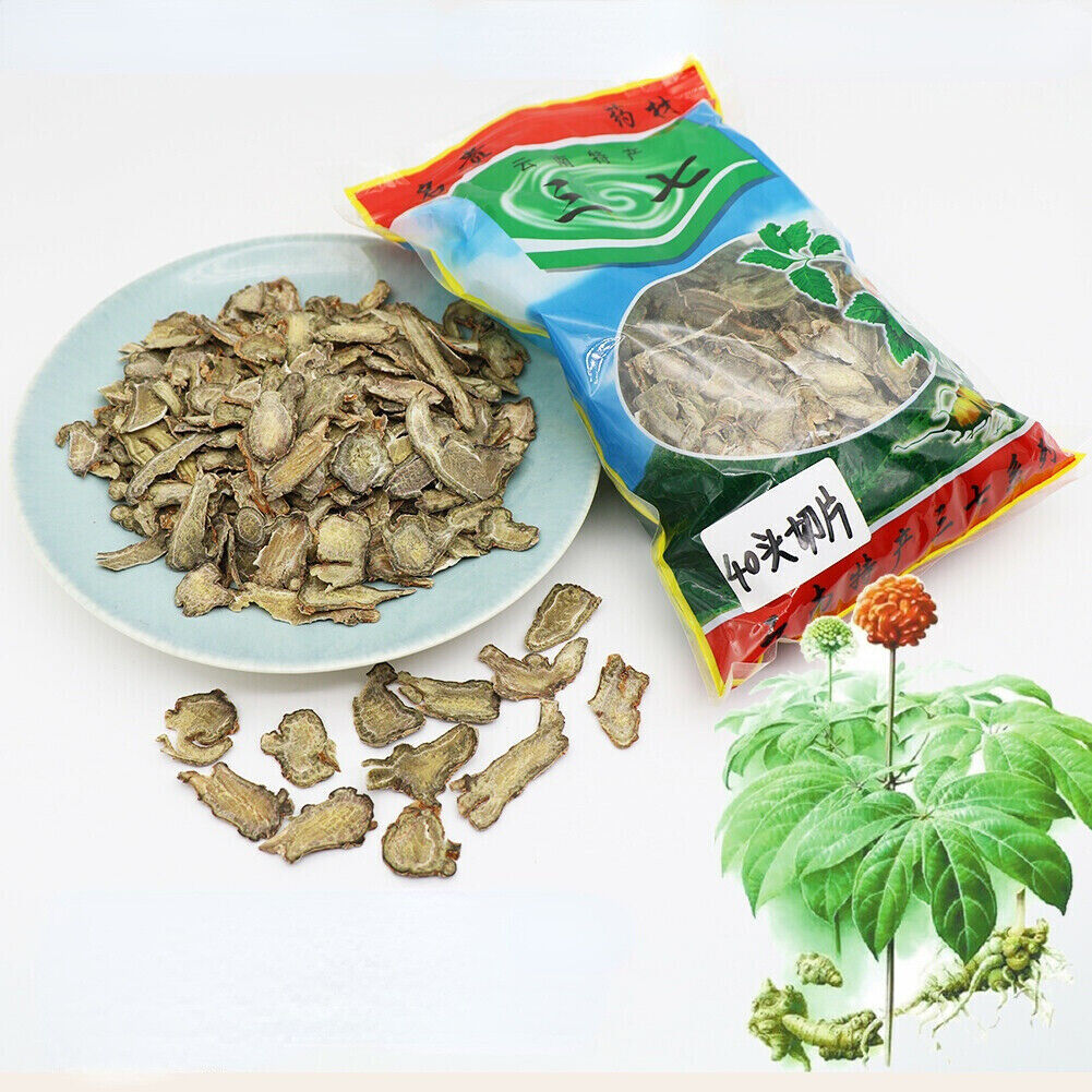 Sanqi Herbal Tea Yunnan Dried Panax Notoginseng Slices Chinese Herbal Medicine