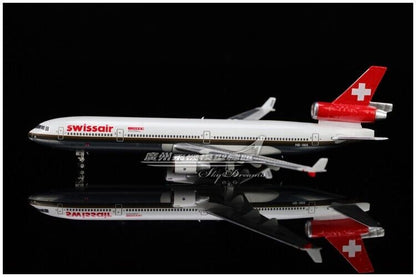 1:400 Phoenix Swissair McDonnell Douglas MD-11 Passenger Airplane Diecast Model