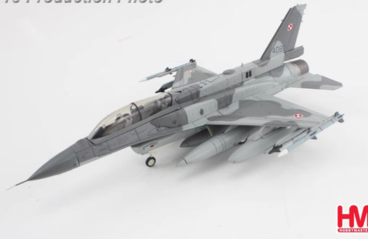 1:72 HM F-16D Polish Air Force Alaska, 2012 Fighter Diecast Aircraft Plane Model