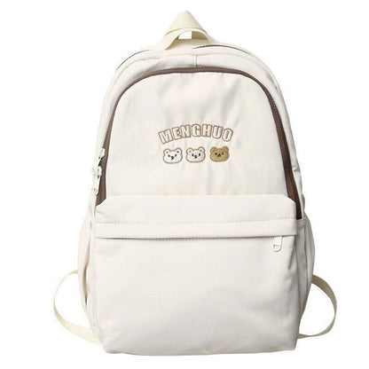 Lady Student Bag Cool Female College Book Backpack Women Nylon School Bag