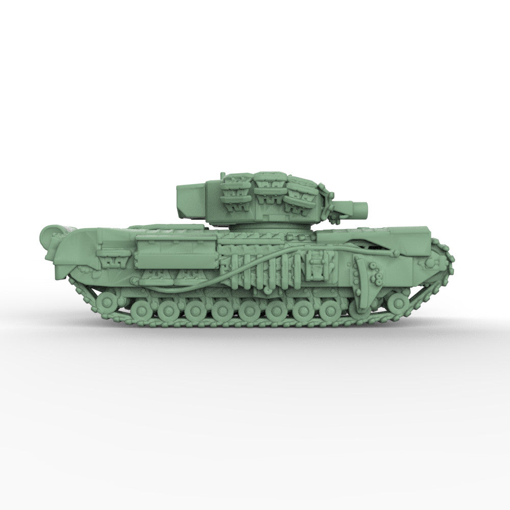 SS200905 1/200 Military Model Kit British Churchill AVRE Crocodile Infantry Tank