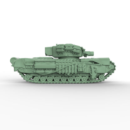 SS200905 1/200 Military Model Kit British Churchill AVRE Crocodile Infantry Tank