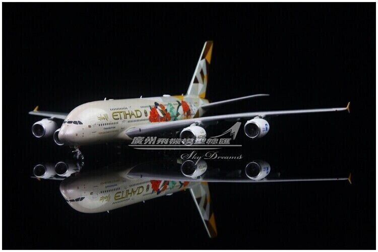 1:400 Phoenix ETIHAD AIRBUS A380 Passenger Airplane Diecast Aircraft Plane Model