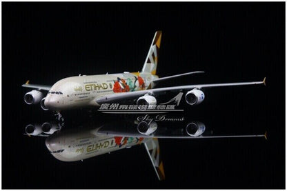 1:400 Phoenix ETIHAD AIRBUS A380 Passenger Airplane Diecast Aircraft Plane Model