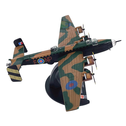 16cm Diecast 1/144 WWII For Handley Page Halifax B.Mk III Bomber Model Toy Gift