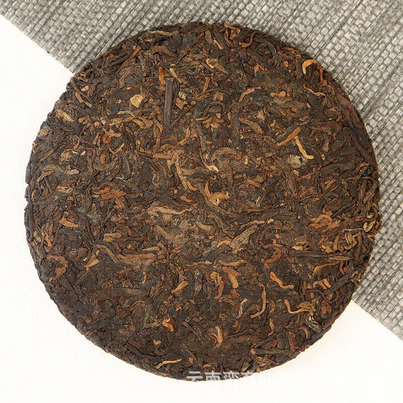 Yunnan Puerh Tea 100g Golden Needle White Lotus Ripe Tea Cake Palace Golden Buds