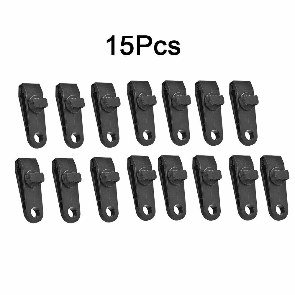 5/10/15 PCS Tarpaulin Clips Tent Canopy Buckles Outdoor Wind Rope Clamps Camping