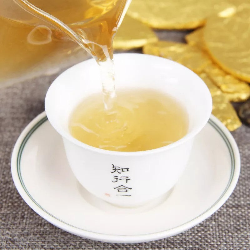 500g LaoBanZhang ancient puerh trees tea Gold leaf Raw pu-erh Uncooked puerh tea