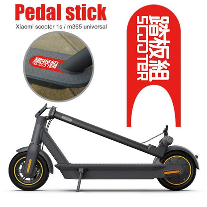 Electric Scooter Modification Decal PVC Sticker Pedal Foot Accessory 140x60x1mm
