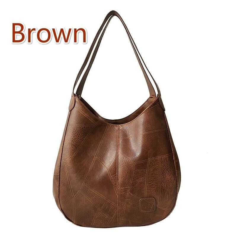 Shoulder Bag Women Capacity Ladies Hand Bags Vintage PU Leather Women Bag