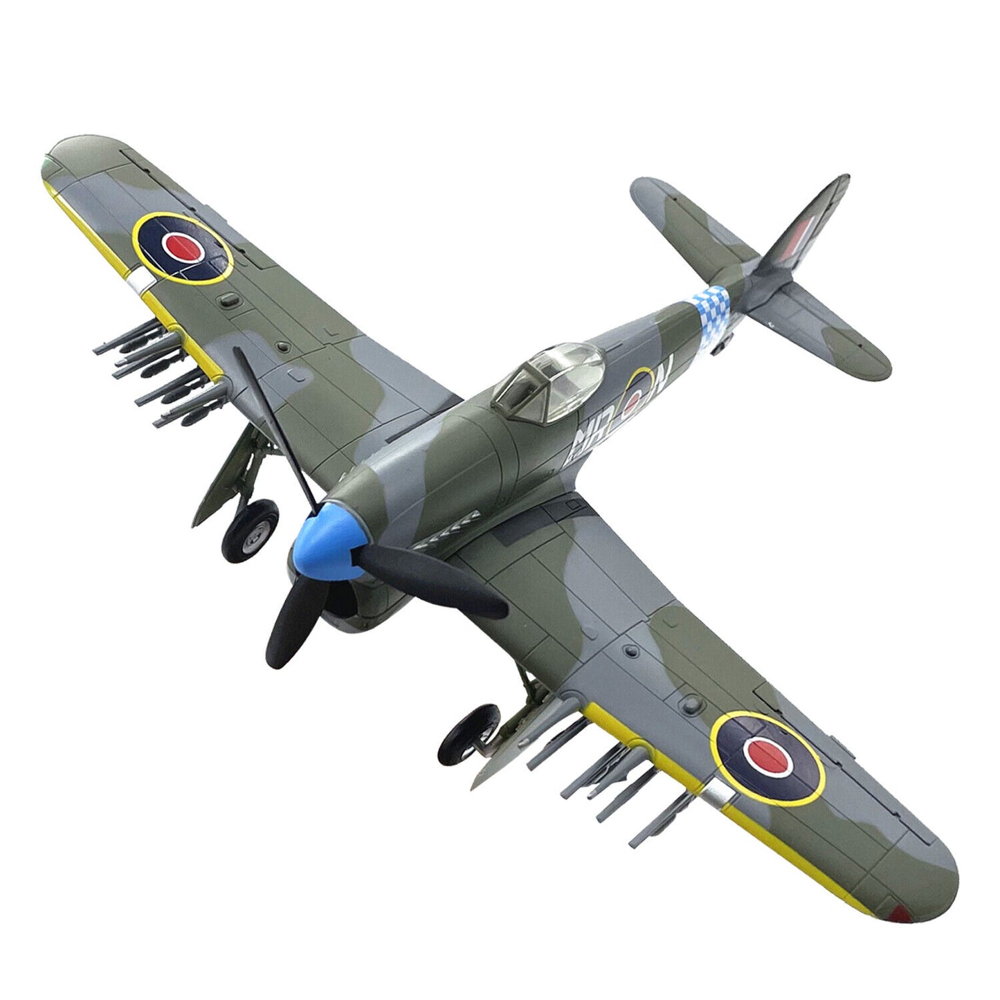 1:72 World War Ii British Typhoon Mk 1b Fighter Aircraft Model Display