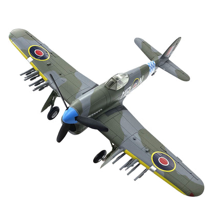 1:72 World War Ii British Typhoon Mk 1b Fighter Aircraft Model Display