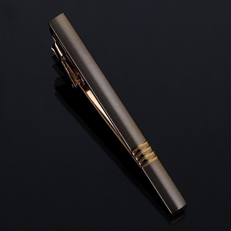 Men Business Necktie Clips 5.5cm Metal Ties Classic Simple Fashion Clasp Jewelry