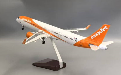 47CM 1:95 easyJet AIRBUS A321NEO Passenger Airplane Landing Gear Resin Model