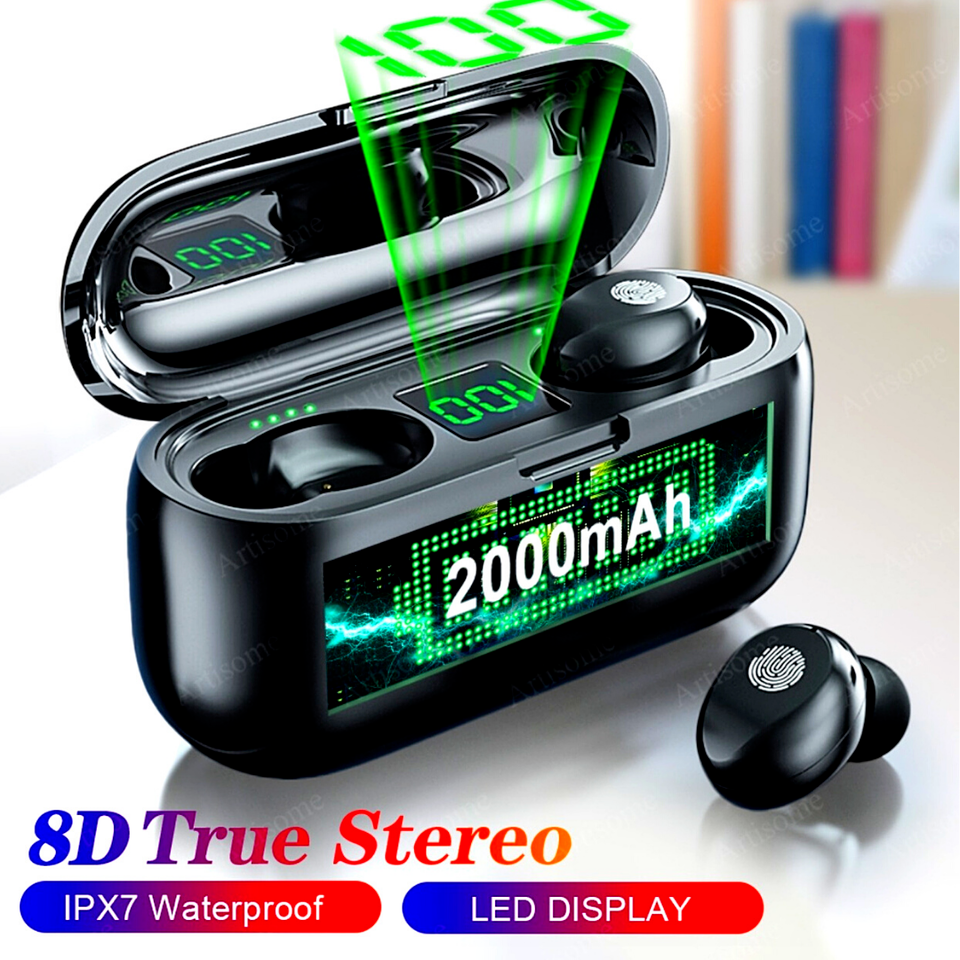 2 Set of Wireless Bluetooth Headphones for Cell Phones Tablet Universal Phone
