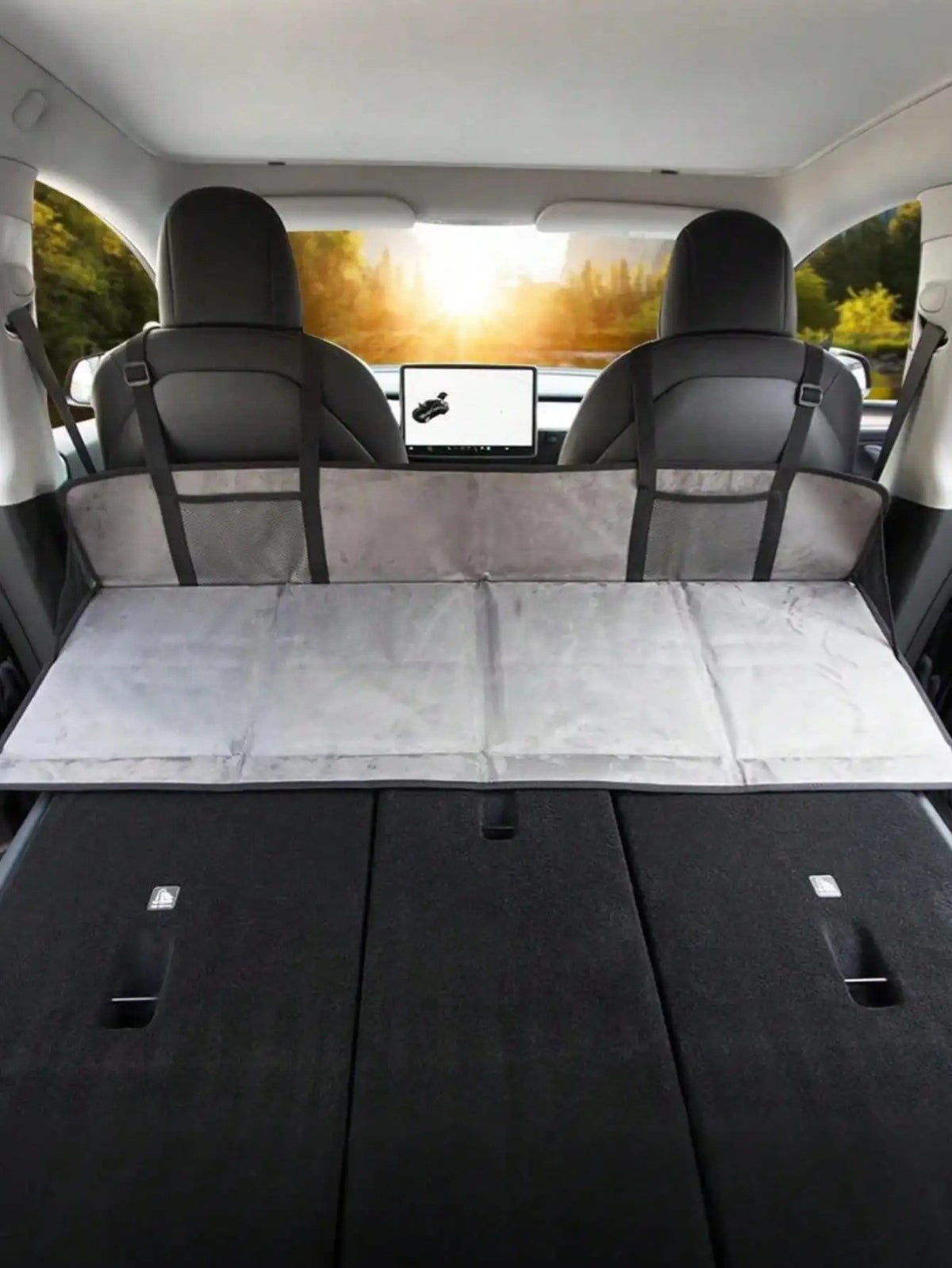 Car Bed Extender Ideal for Camping, Road Trips & Folding Extension Mattress