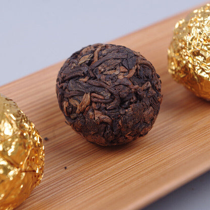 500g Dragon Pearl Puerh Loose Tea Golden Bud Dragon Pearl Ancient Tree Ripe Tea