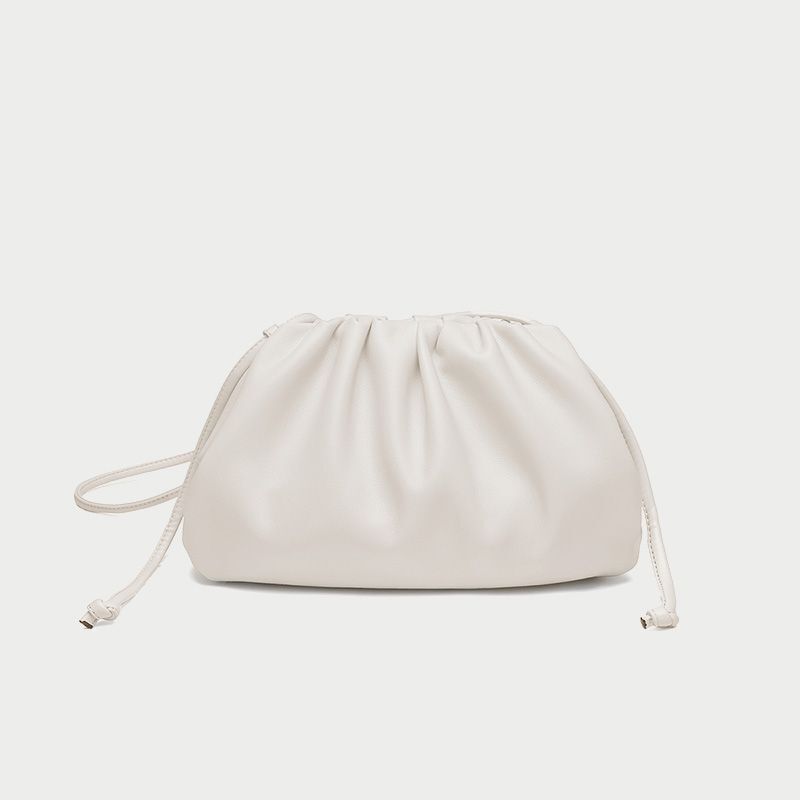 Polyester Pouch Dumpling Cross body Bag Cloud Handbag Soft Clutch Shoulder Purse