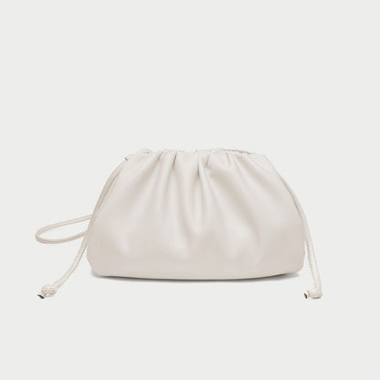 Polyester Pouch Dumpling Cross body Bag Cloud Handbag Soft Clutch Shoulder Purse