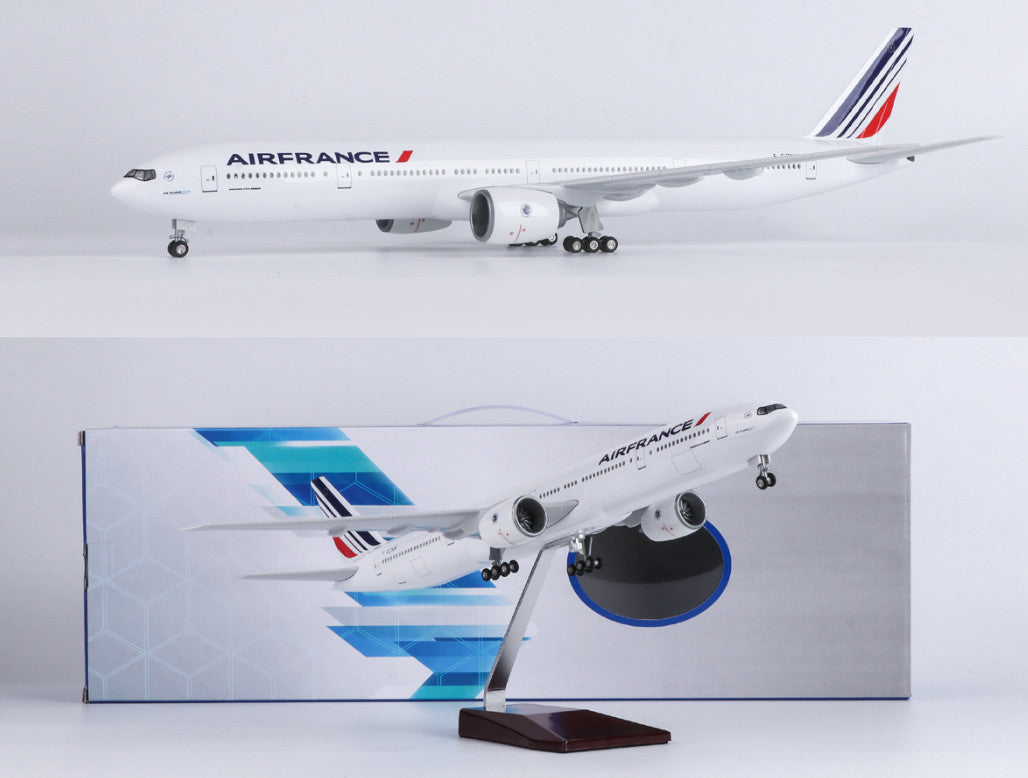 1:157 47CM AIR FRANCE BOEING 777-300ER Plane Landing Gear Resin Aircraft Model