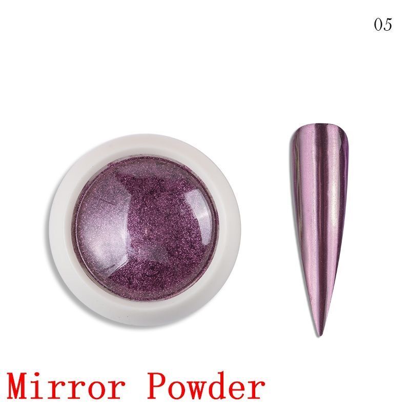 Nail Polish 8ml Jars Silver Gold Mirror Metallic Lacquer UV Gels Soak Off Paints