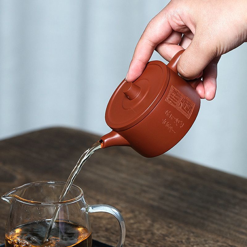 Original Yixing Zisha Teapot Dahongpao Clay Tea Pot Marked Handmade Pot 150ml