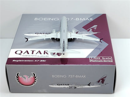 1:400 Phoenix QATAR BOEING B737MAX8 Airplane Diecast Aircraft Plane Model