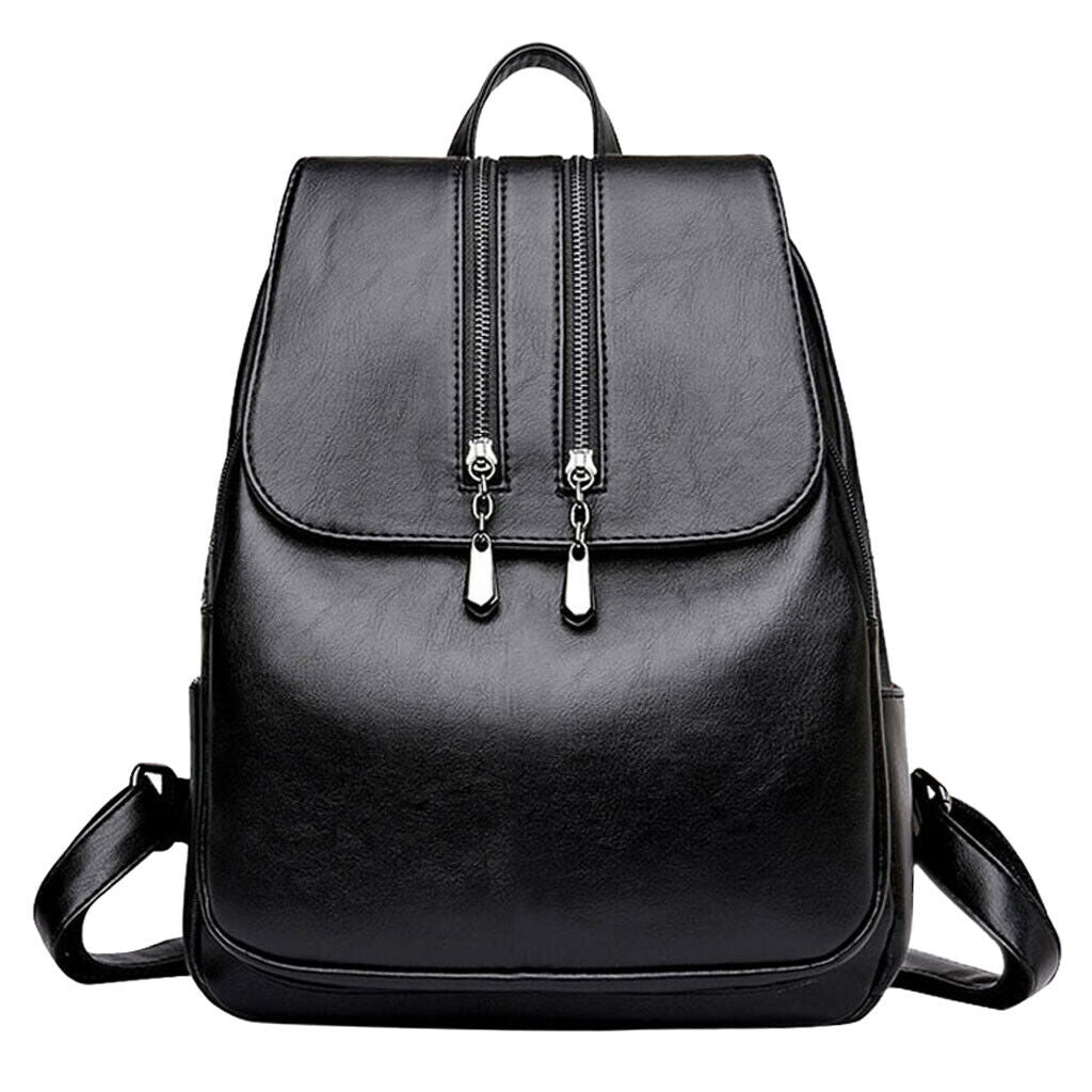 Women's Leather Backpack Travel Backpack School Bags Teenager Girl Birthday Gift