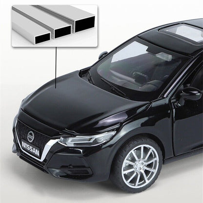 1:32 Nissan Sylphy Diecast Model Car Toy Vehicles Collection Sounds Kids Gifts
