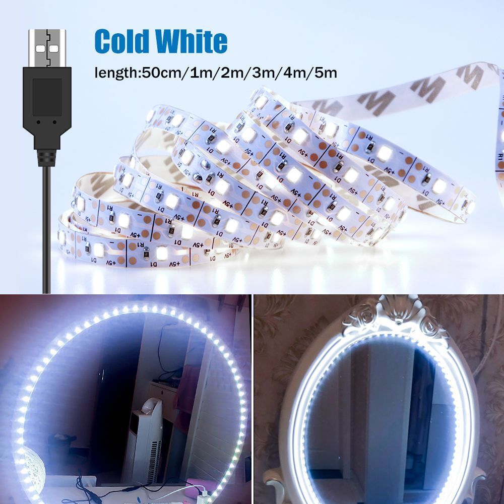 Makeup Mirrors Lamps Tape LED Lights Strips Vanity Dressing Table Wall Lighting
