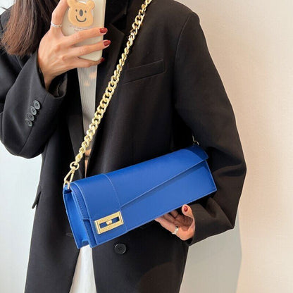 PU Leather Flap Shoulder Bags Office Women Big Crossbody Bags Handbags Purses