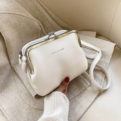 Shoulder Bag Synthetic Leather Crossbody Purse Fashion Handbag Clutch 20*15*6 CM