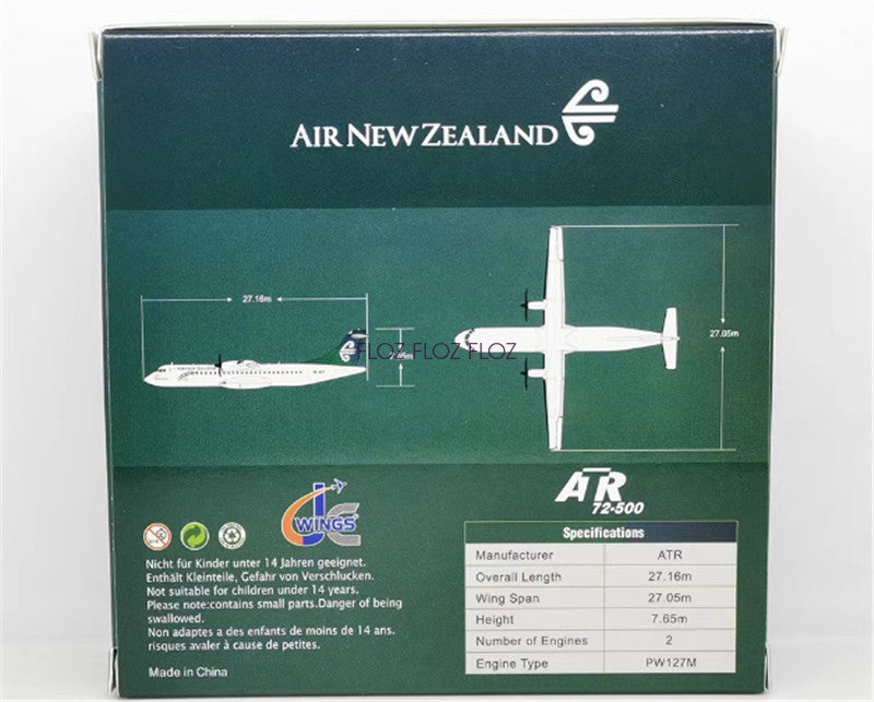 JC Wings Air New Zealand ATR-72 ZK-MCY 1:400 Aircraft Pre-built Model