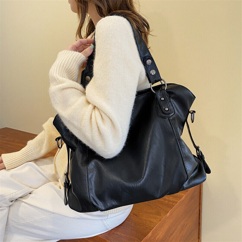 Shoulder Bags Women Shopper Bag Zipper Leather Bag Lady Travel Tote Handbag