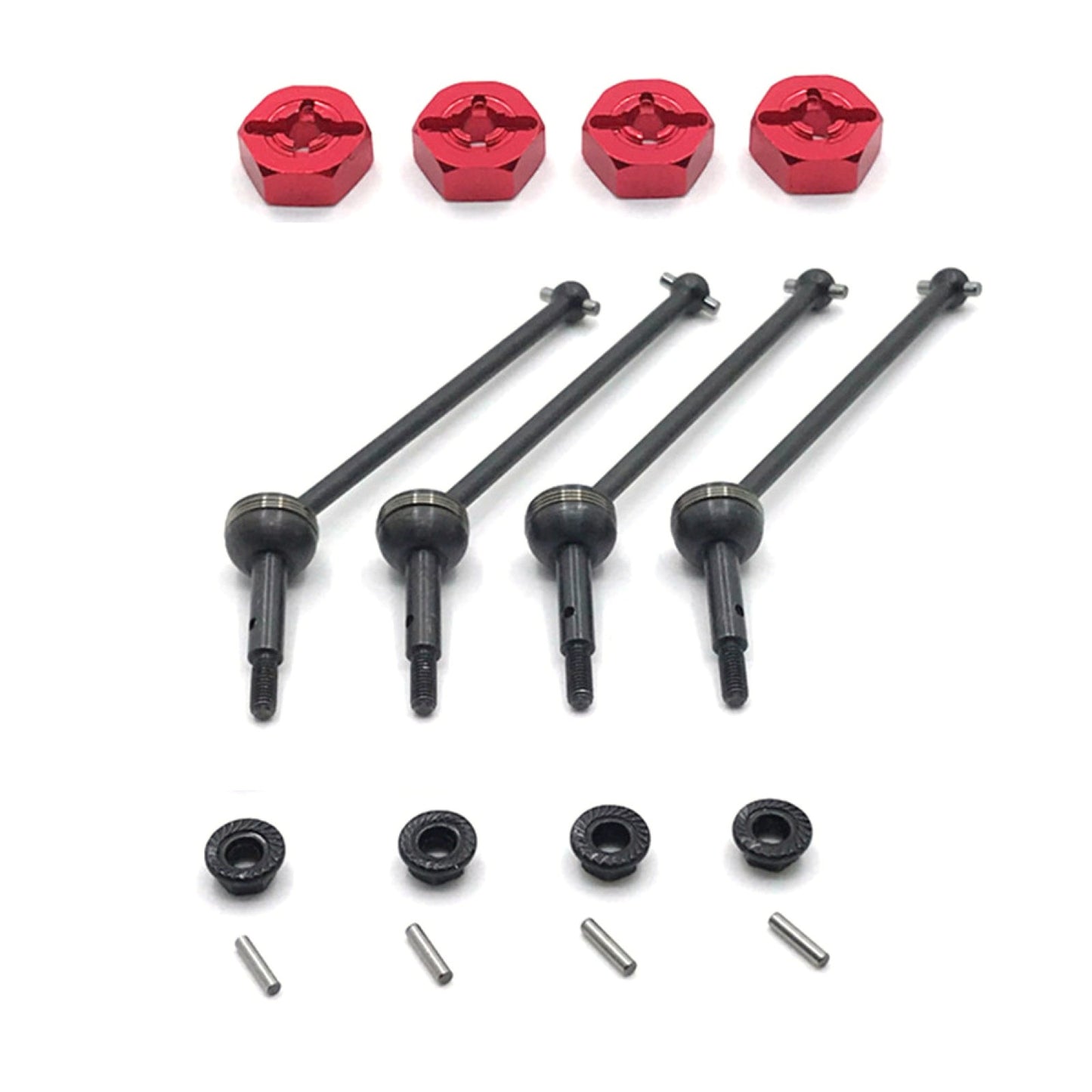 RC Car CVD Drive Shaft Hex Adapters For WLtoys 1/14 144001 1/12 124018 124019