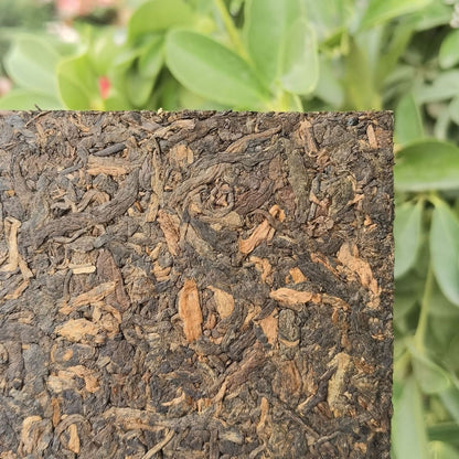 Yunnan Seeds Sun Green Maocha Golden Buds Golden Bricks Pu'er Ripe Tea 250g