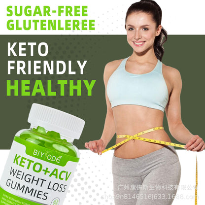 New Apple Acetone+ACV Soft Candy KETO+ACV GUMMIES Promotes Digestion