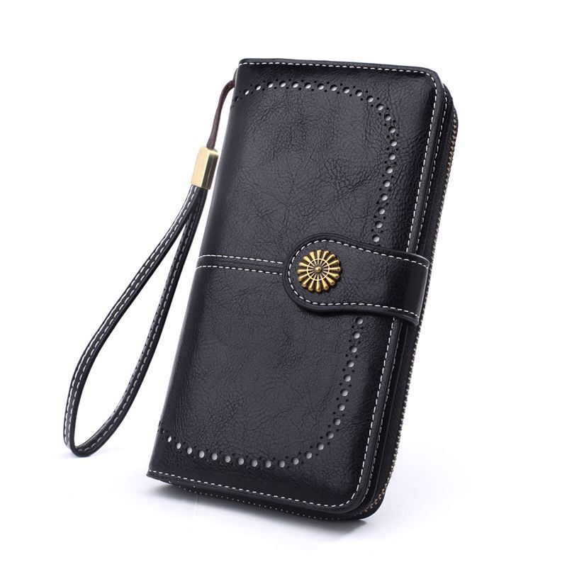 Wallet Synthetic Leather Money Bag Clutch Leisure Purse Style Wallets Long Coin