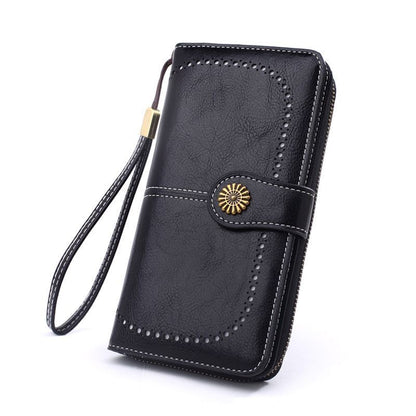 Wallet Synthetic Leather Money Bag Clutch Leisure Purse Style Wallets Long Coin