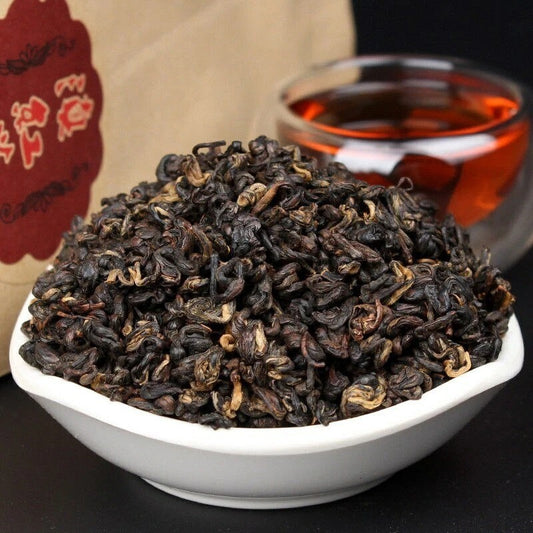 1000g Fengqing Dian Hong Golden Buds Dianhong Dian Hong Yunnan Black Tea Brick