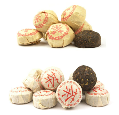 Pu Erh Tuo Cha &Tuo Cha Chrysanthemum - Pressed PuErh Nest - Slimming Detox Tea