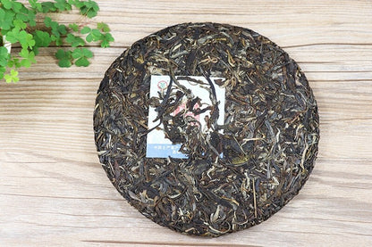 2015 CHINATEA ZHEN PIN Blue Mark LAN Yin Pu erh Tea Cake,RAW Pu'er Puer tee,357g