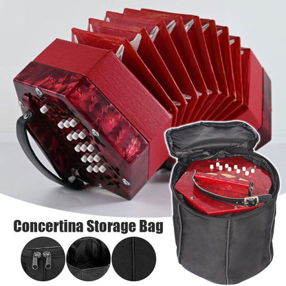 Concertina Portable Storage Bag Accordion Handheld Thickened Cotton Case Bag