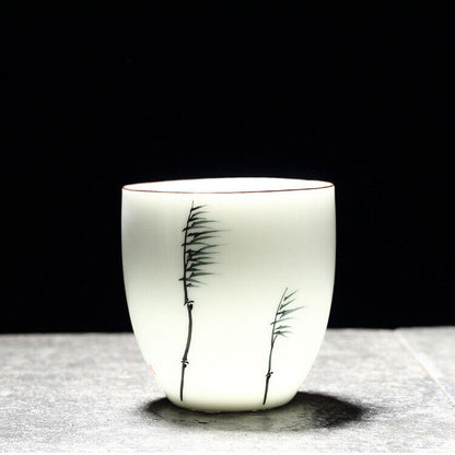 China Cup Under Glaze Porcelain Master Cup 150ml Ceramic Kungfu Cup Tea Tea New