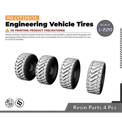 Yao's Studio LYT220135 1/220 Engineering Vehicle Tires