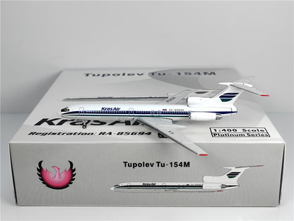 1:400 Phoenix Kras Air Tupolev Tu-154M Airplane Diecast Aircraft Plane Model